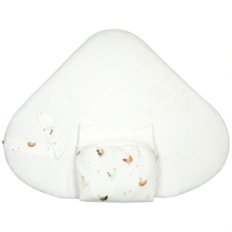 Gigoteuse d'emmaillotage évolutive en coton GALLINA