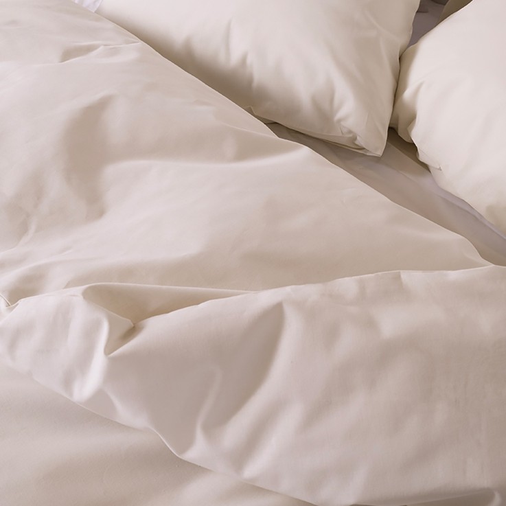 Drap housse uni en coton bio, LES INDISPENSABLES