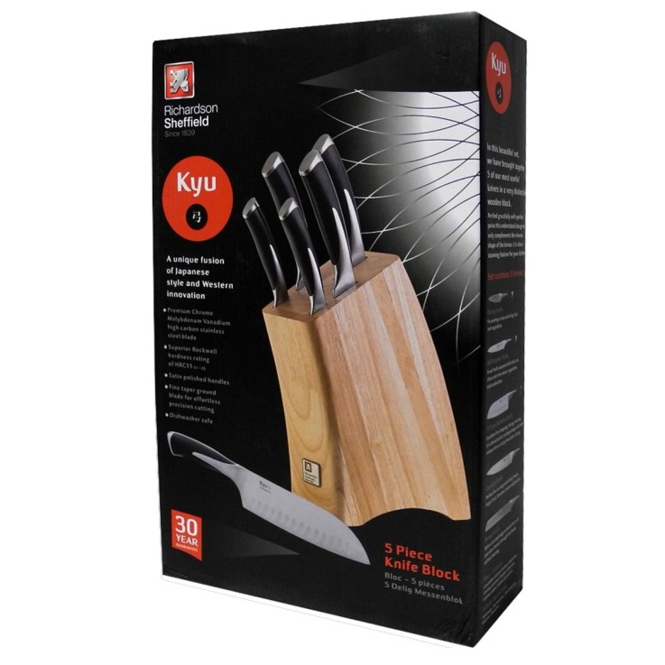 Bloc 5 couteaux de cuisine