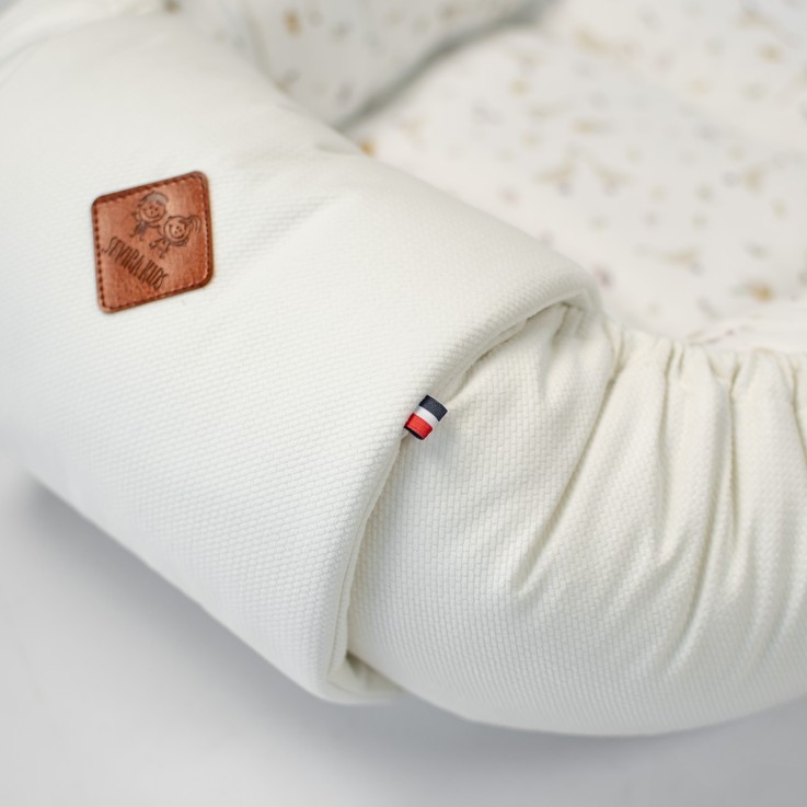 Cocon bébé matelassé nid réducteur de lit en coton, Sidonia