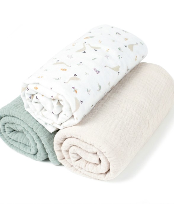 Lot de 3 Draps housses...
