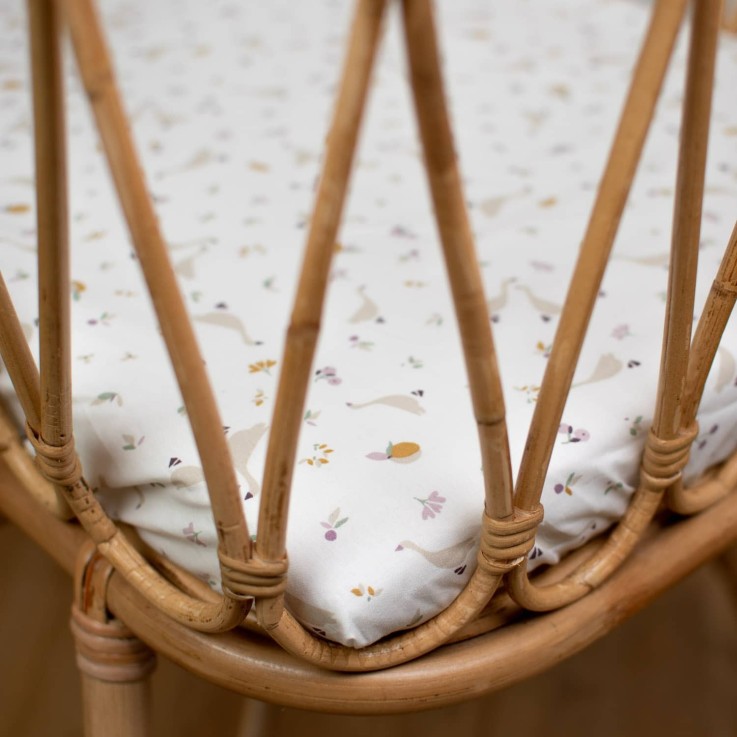 Drap housse berceau en coton, Sidonia