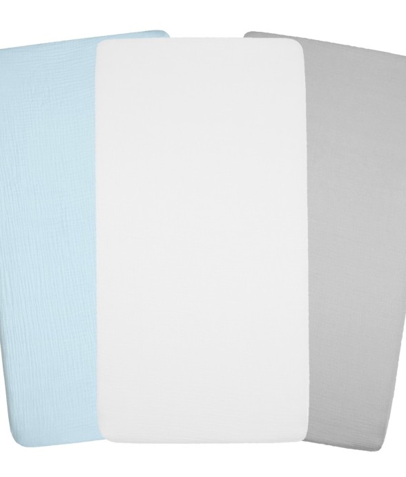 Lot de 3 draps housse...