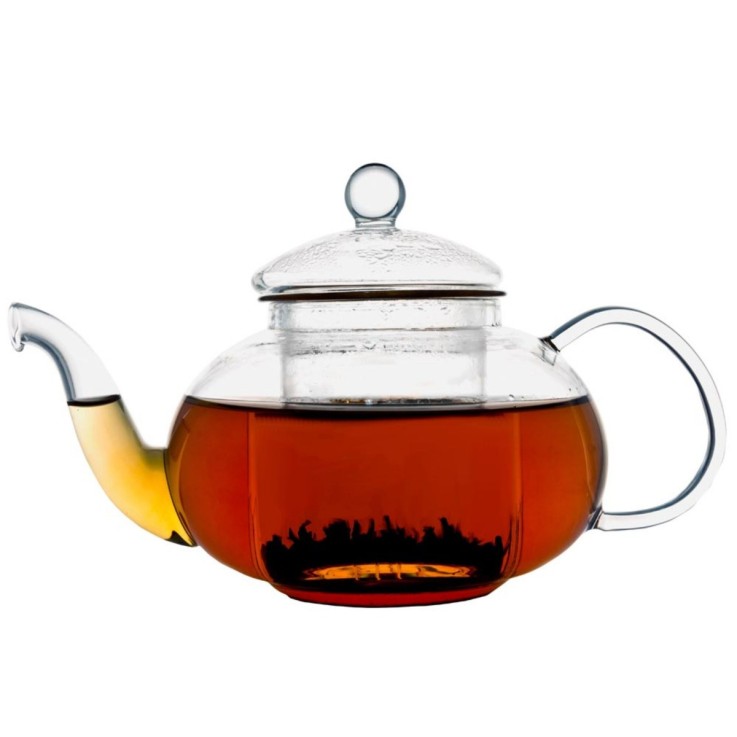 Théière en verre simple paroi 0.5 L avec filtre