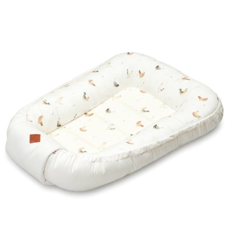 Cocon réducteur de lit matelassé et réversible en coton, GALLINA