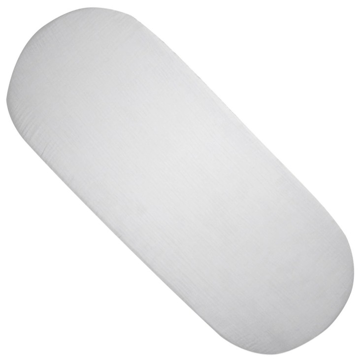 Drap housse couffin ovale en gaze de coton, Jeanne