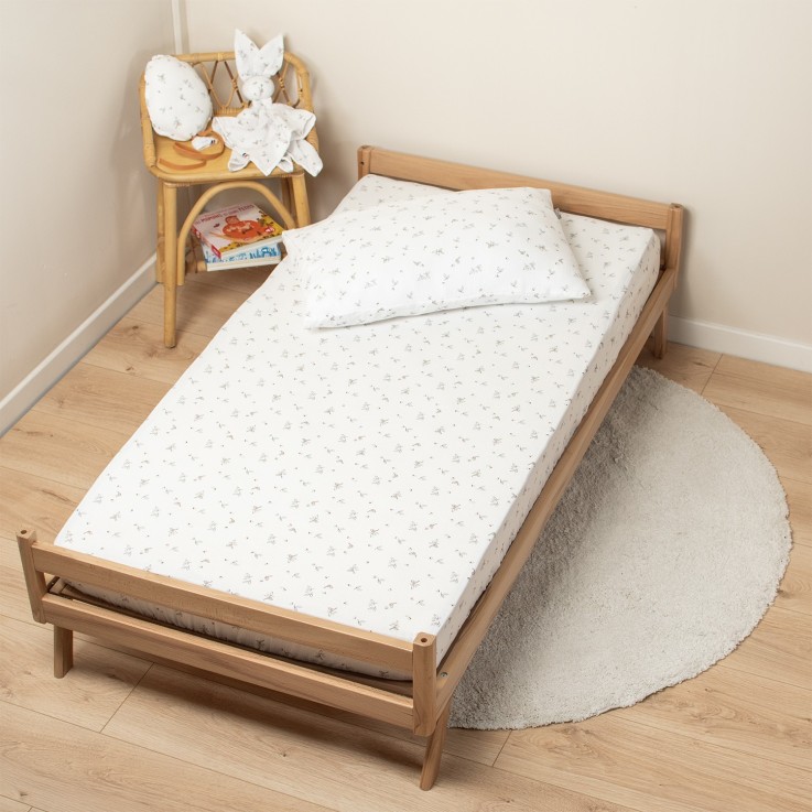 Drap-housse en gaze de coton, Melody