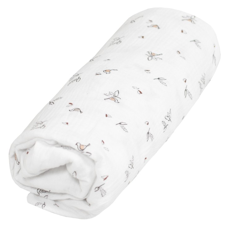 Drap-housse en gaze de coton, Melody