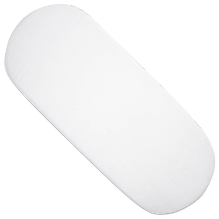 Drap housse couffin ovale en gaze de coton, Jeanne