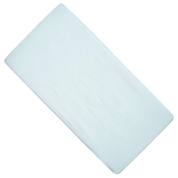 Drap housse en gaze de coton à carreaux