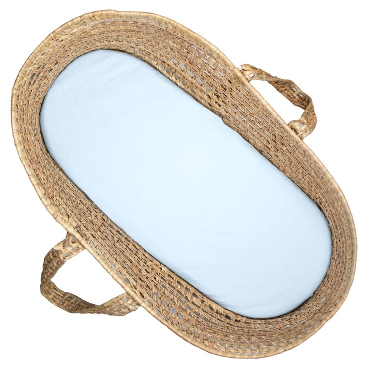 Drap housse couffin en double gaze de Coton à carreaux