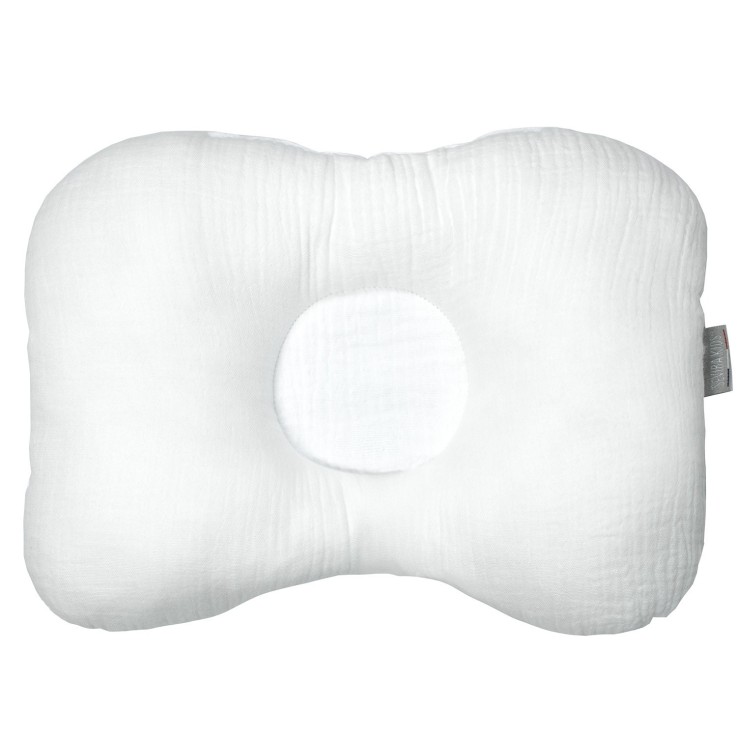 Coussin cale-tête ergonomique en gaze de coton, Jeanne