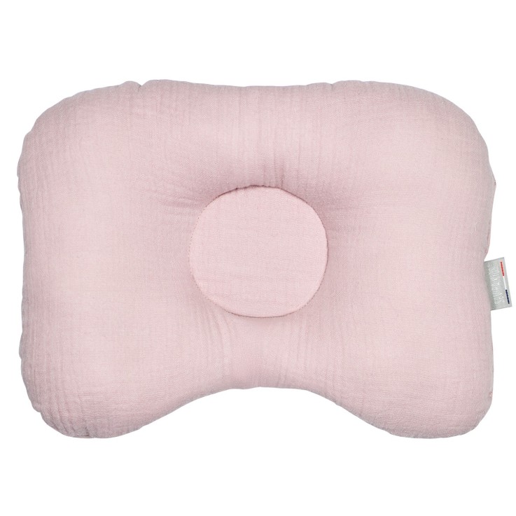 Coussin cale-tête ergonomique en gaze de coton, Jeanne