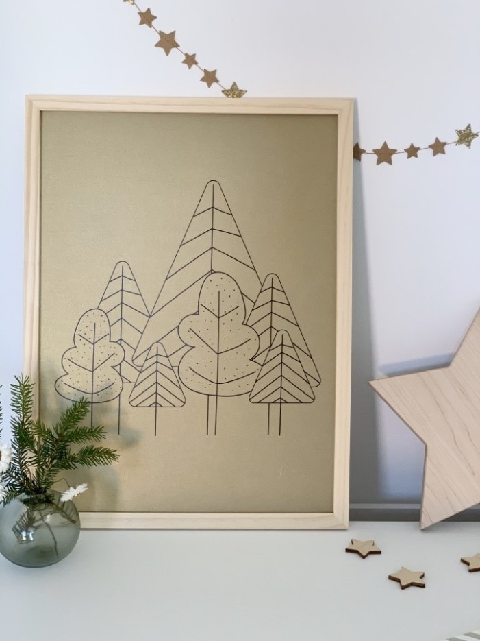 Affiche 30x40 cm - La forêt