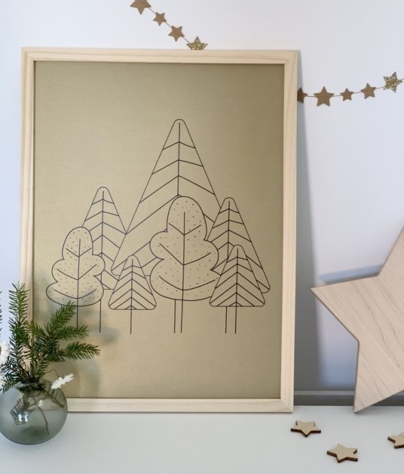 Affiche 30x40 cm - La forêt