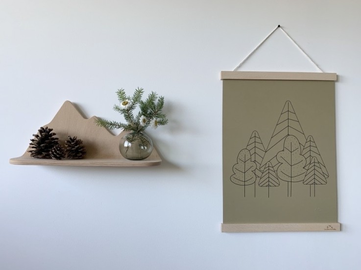 Affiche 30x40 cm - La forêt