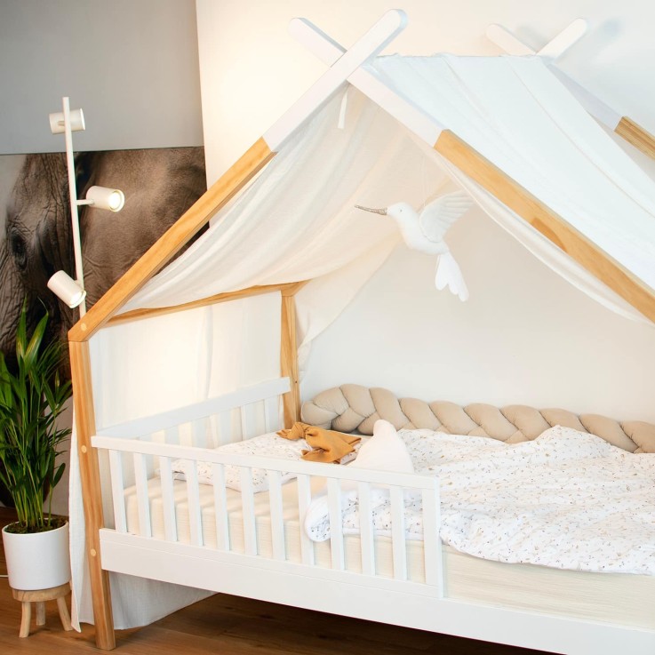 Couette et oreiller prêt à dormir en coton, Sidonia