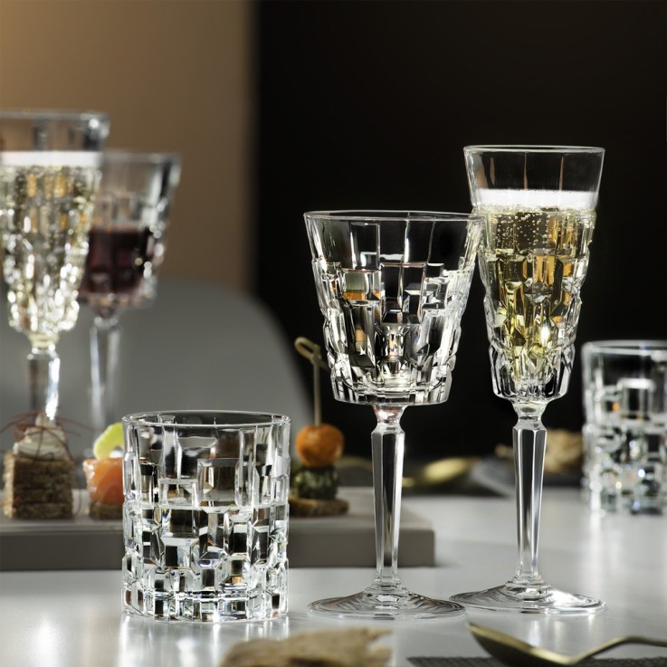 Verre à pied Etna 28 cl (lot de 6) en verre cristallin