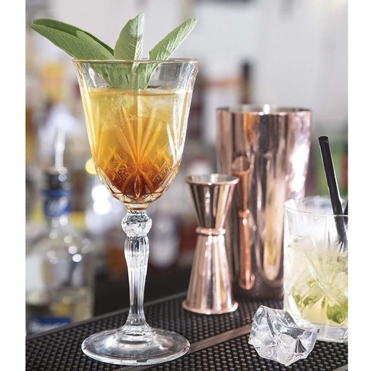 Boite de 6 verres à pied Mélodia 27 cl en verre cristallin