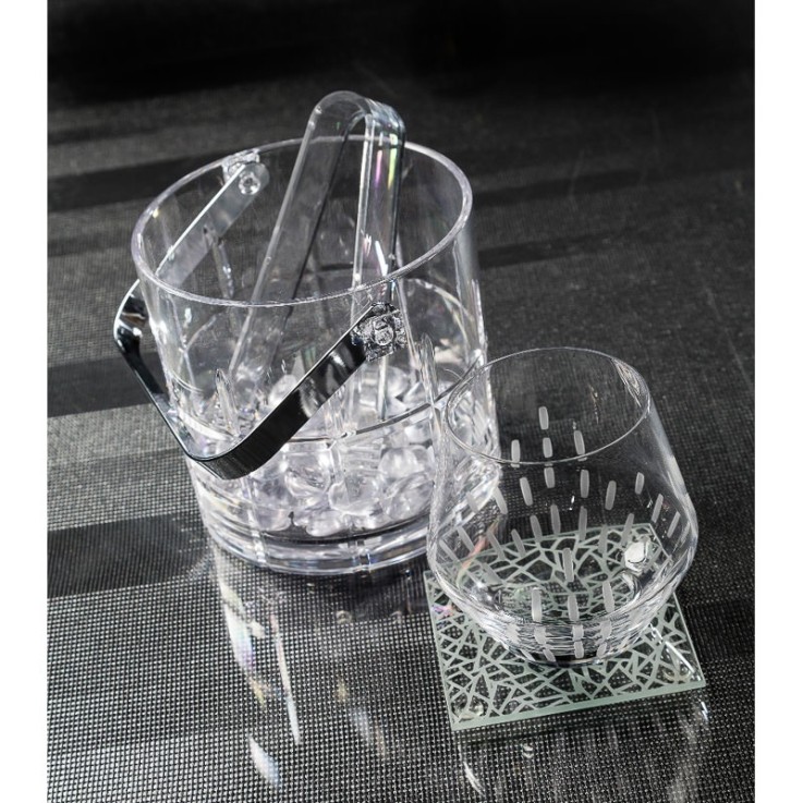 Gobelet Silhouette 36 cl en verre taillé (lot de 6) en verre cristallin