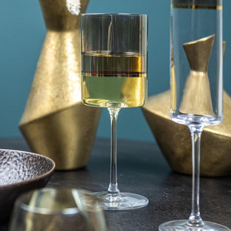 Verre à pied Exter or 34 cl (lot de 6)