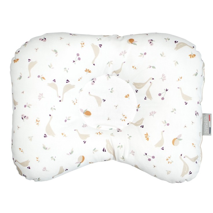 Coussin cale-tête ergonomique en coton, Sidonia