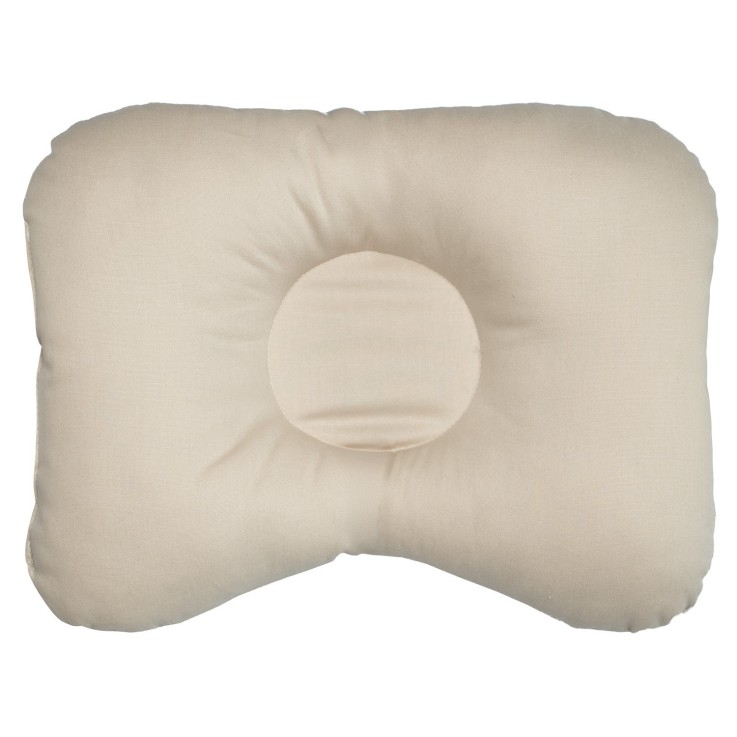 Coussin cale-tête ergonomique en coton, Sidonia
