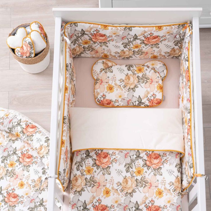 Oreiller coussin plat réversible en coton, Néo Vintage