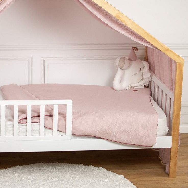 Couette et oreiller prêt à dormir en coton, Jeanne