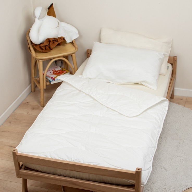 Pack Duo Couette et oreiller coton bio