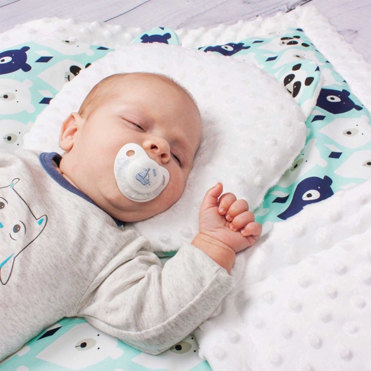Coussin de maintien anti tête plate en coton, Stella