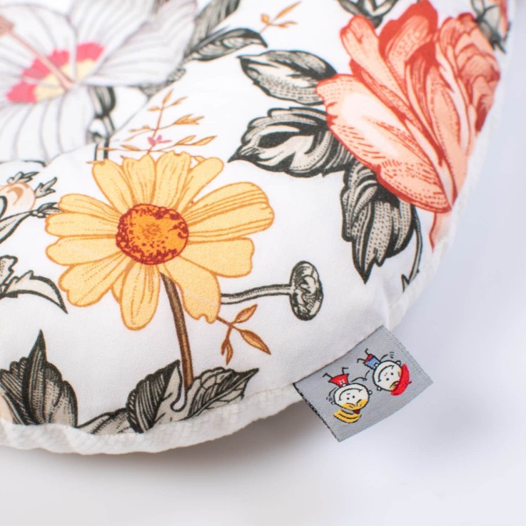 Coussin morphologique de maintien anti-tête plate en coton, Néo Vintage