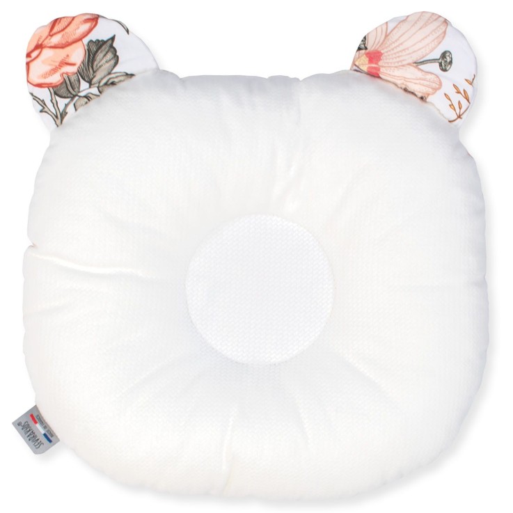Coussin morphologique de maintien anti-tête plate en coton, Néo Vintage