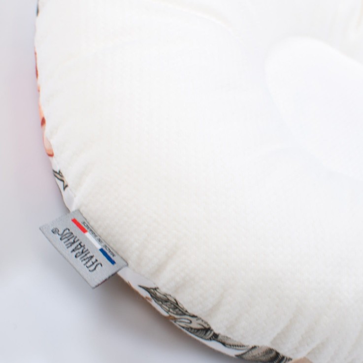 Coussin morphologique de maintien anti-tête plate en coton, Néo Vintage