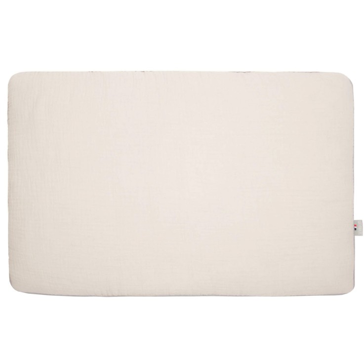 Oreiller plat en gaze de coton, Jeanne