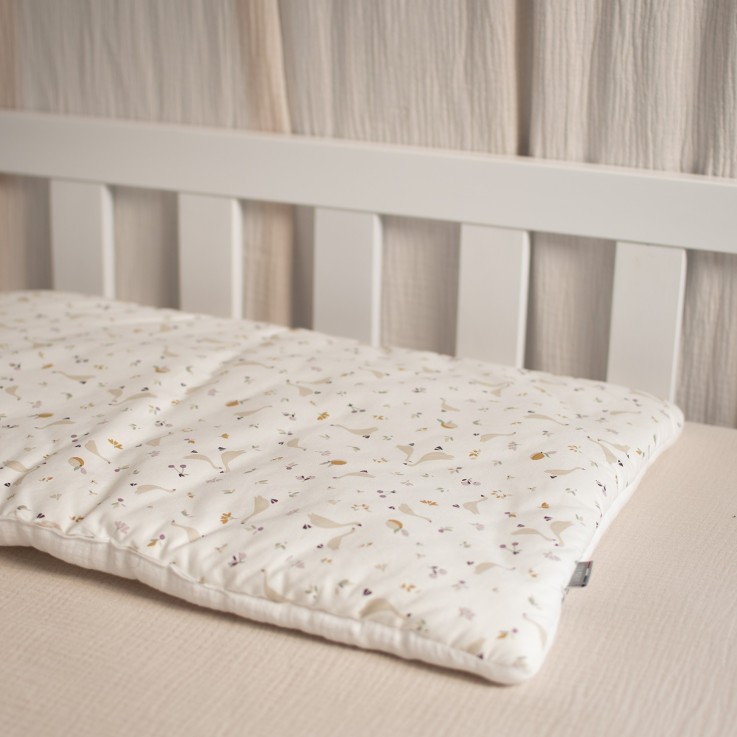 Oreiller plat réversible en coton, Sidonia