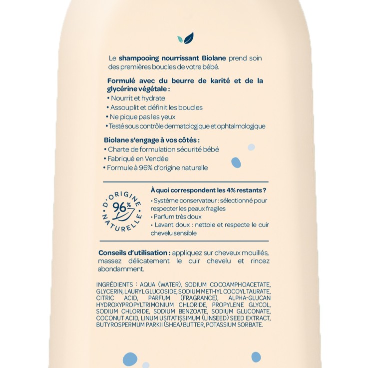 Shampooing nourissant cheveux bouclés 350ml