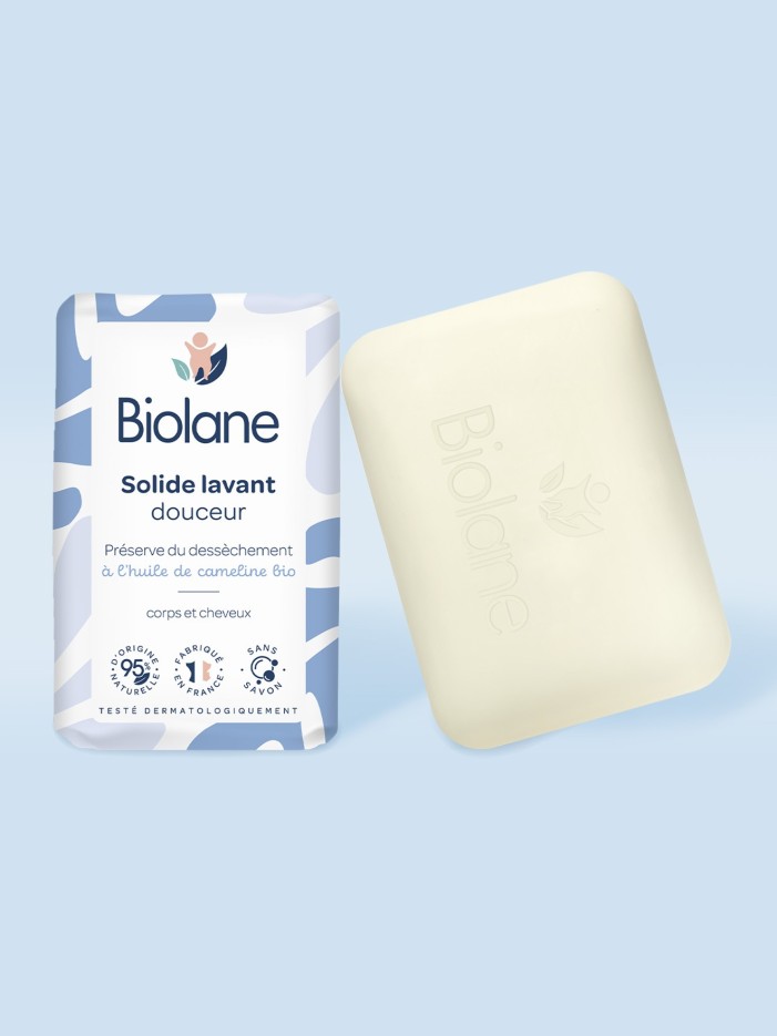 Savon solide lavant douceur