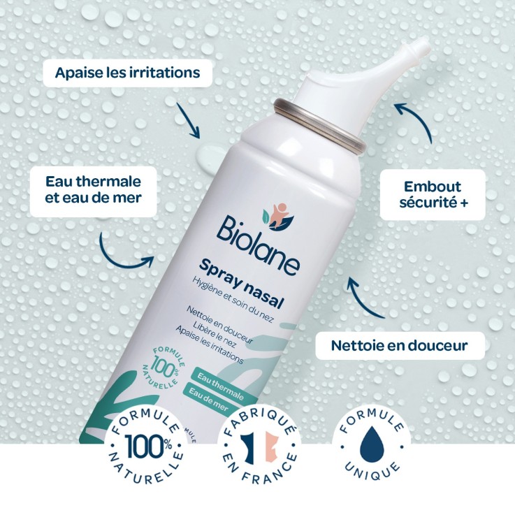 Spray nasal 100ml : formule 100% naturelle