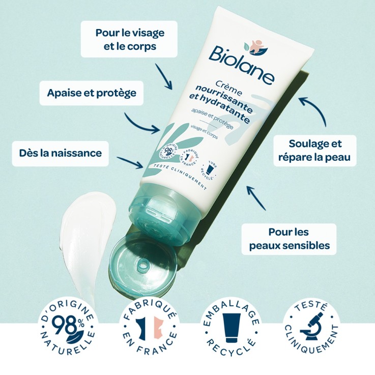 Crème nourrissante et hydratante 100ml