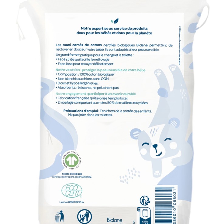 Cotons douceur 100% bio