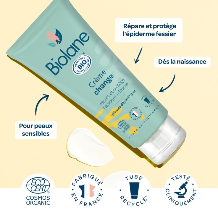 Crème change certifiée biologique 100ml