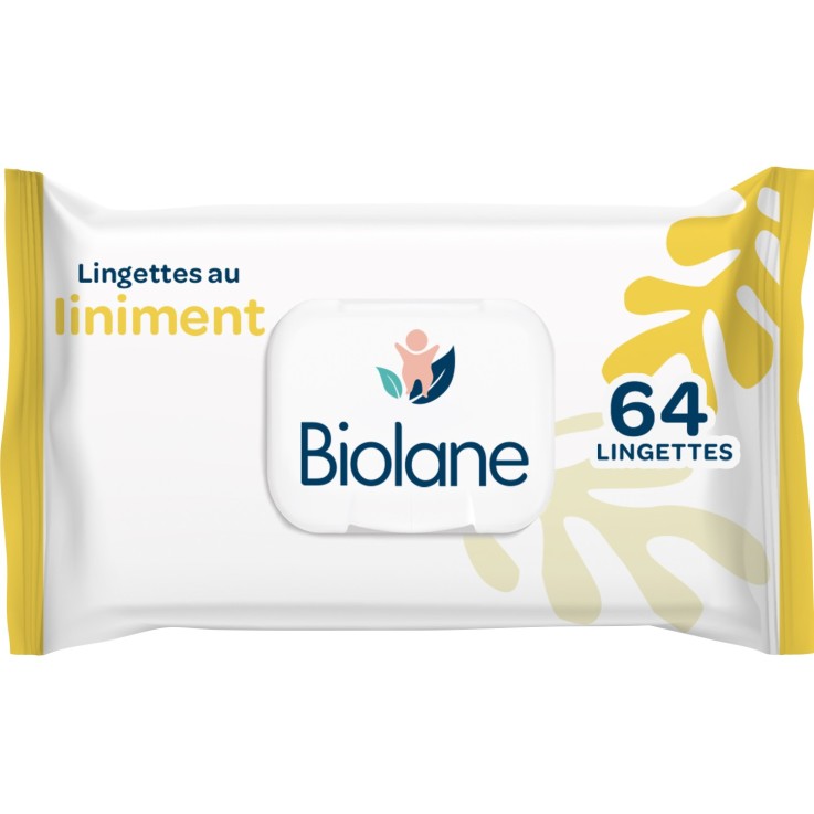 Lingettes au liniment fibres végétales