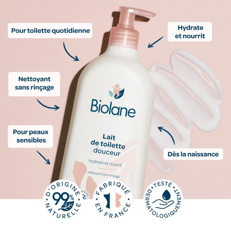 Lait de toilette douceur 750ml