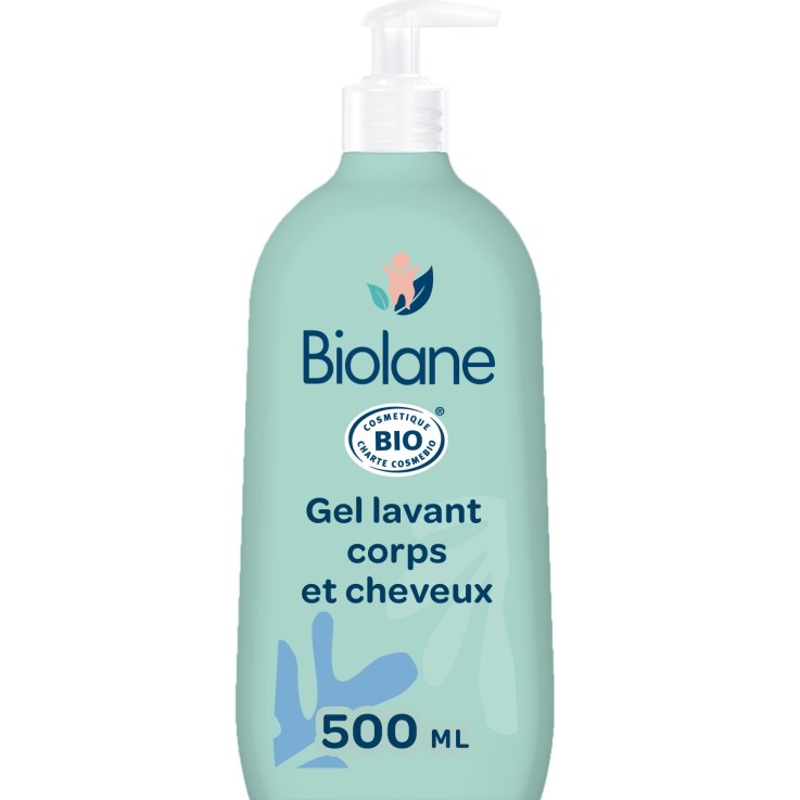 Gel lavant corps et cheveux certifié biologique 500ml