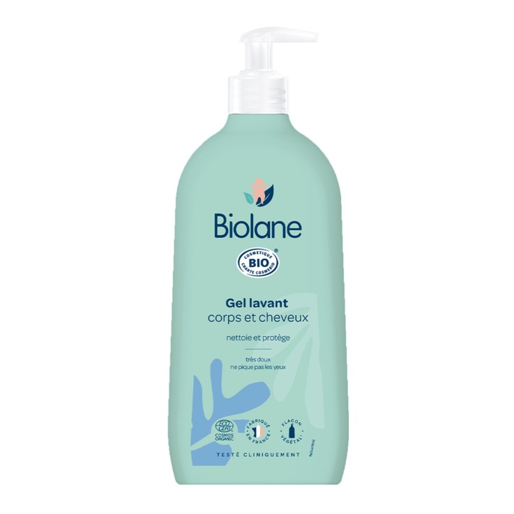 Gel lavant corps et cheveux certifié biologique 500ml