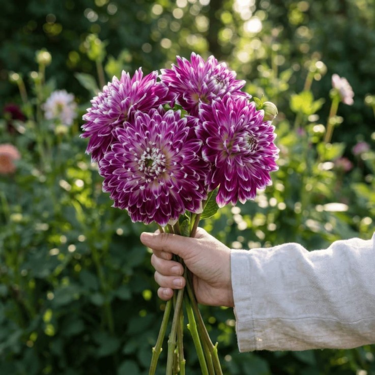 Bulbes à Fleurs Bio - Dahlia Vancouver