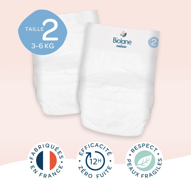 Couches Pack 1 mois - Taille 1 à 5