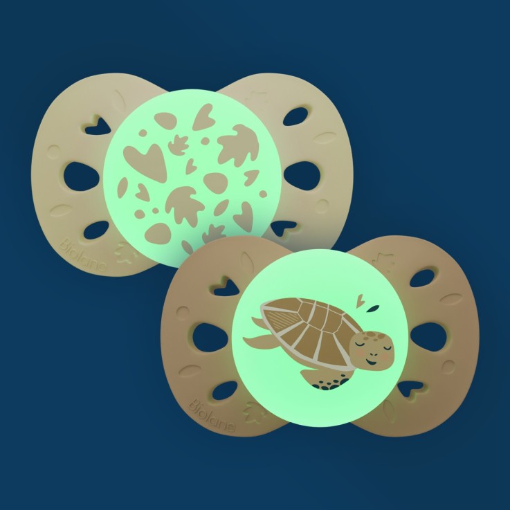 Sucettes anatomiques Nuit - 0 à 6 mois