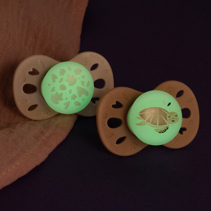 Sucettes anatomiques Nuit - 0 à 6 mois